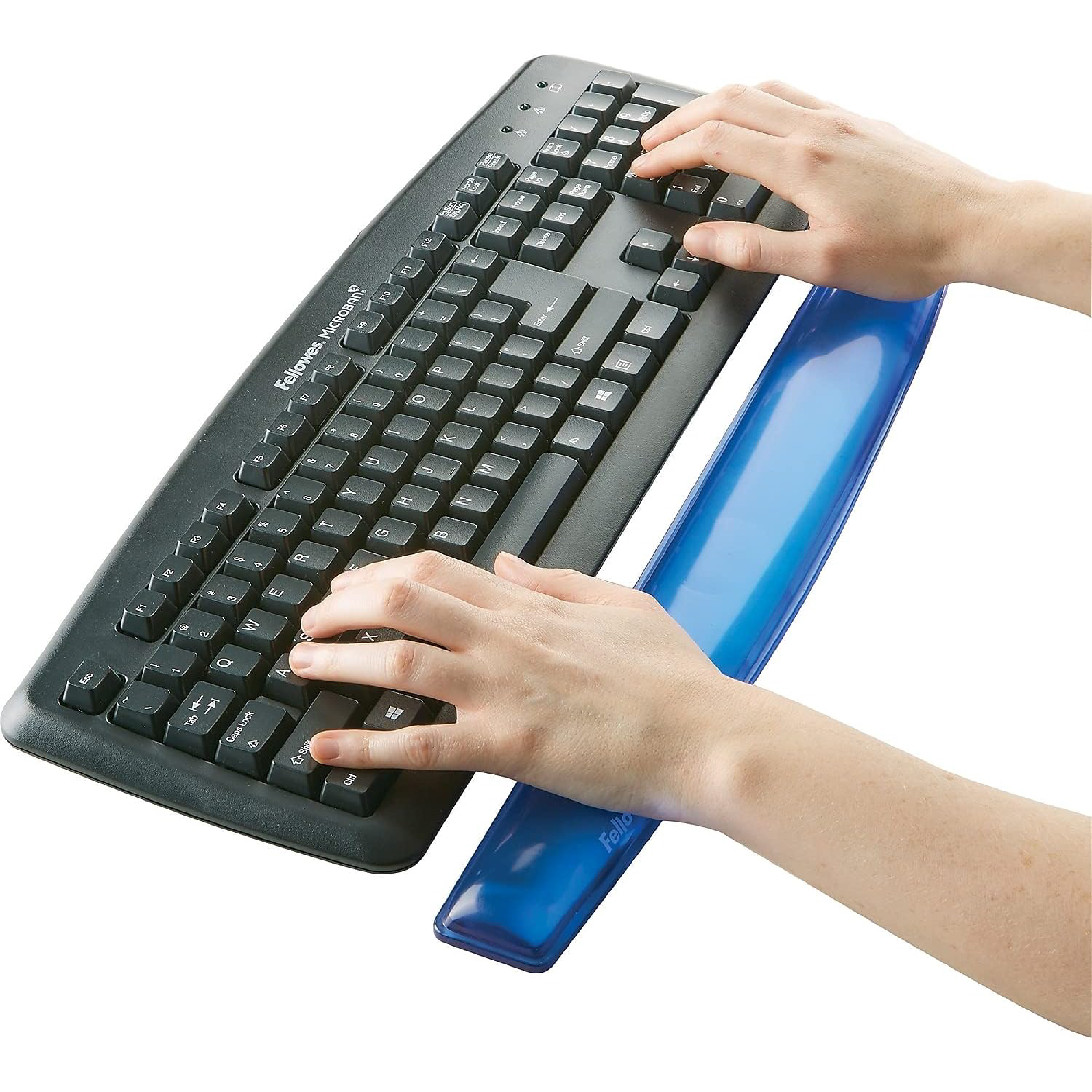 แท่นเจลรองข้อมือสำหรับคีย์บอร์ด Fellowes รุ่น Keyboard Wrist Support